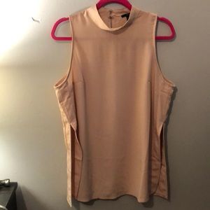 Light Pink Sleeveless Blouse